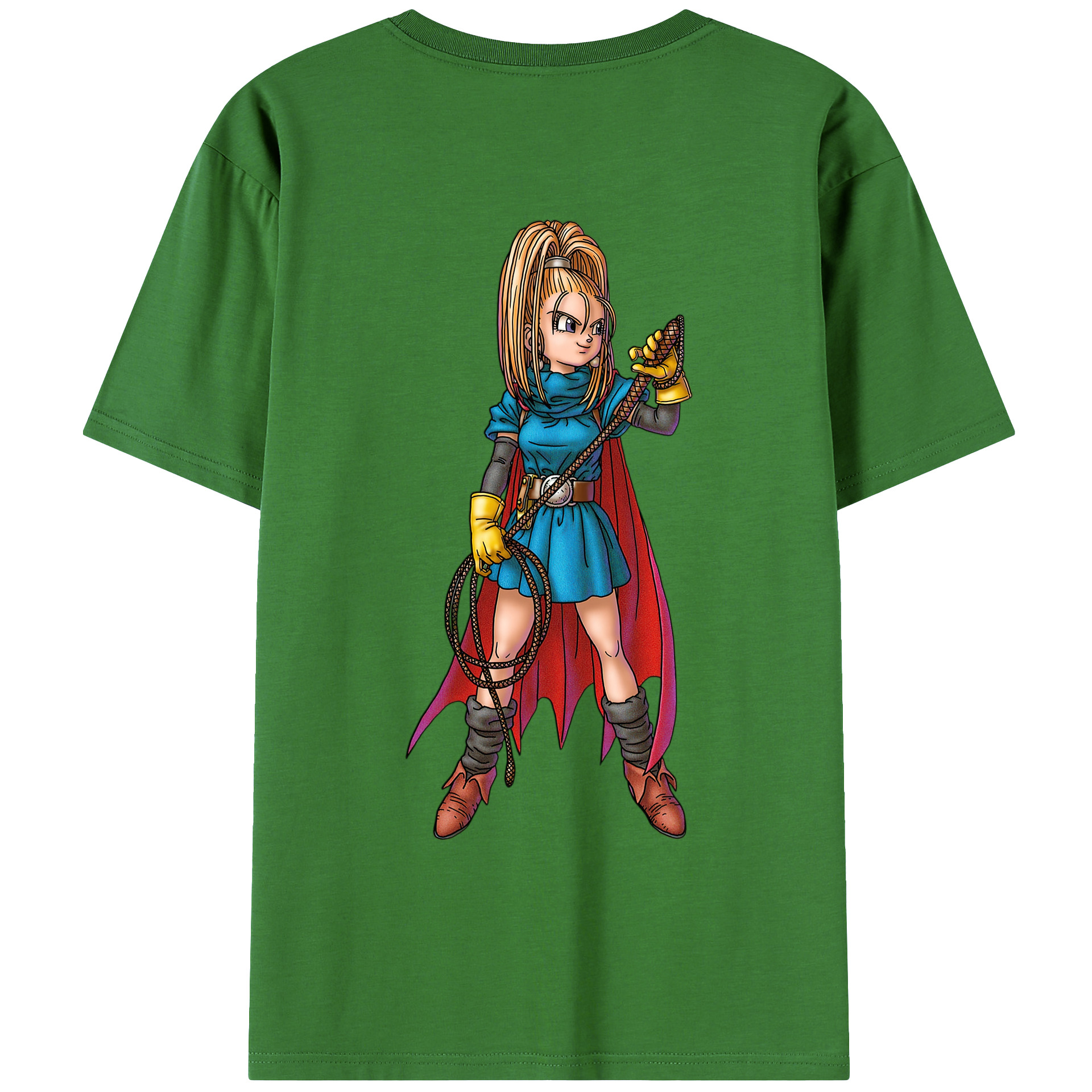 （画像用） ドラゴンクエスト Doragon Kuesuto Dragon Quest レディース半袖Tシャツ(バックプリント)